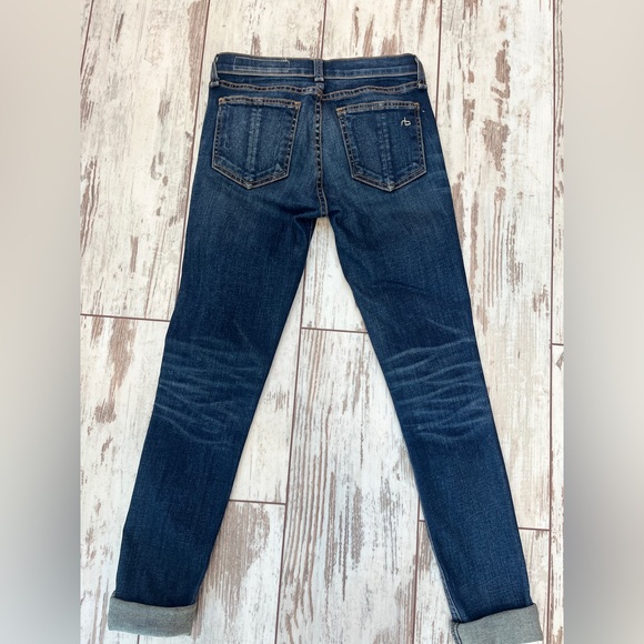 Rag & Bone Skinny Jeans Dark Wash Size 24 Cotton Blend NWOT - Picture 5 of 16